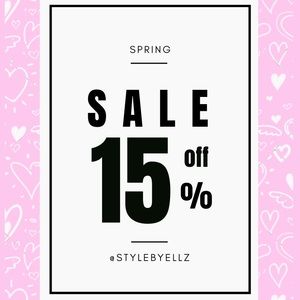SPRING SALE 10% OFF